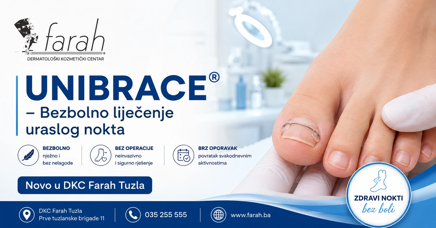 UNIBRACE sistem NOVO | DKC Farah Tuzla i Sarajevo